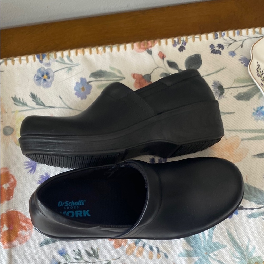 Black Slip-On Clogs
